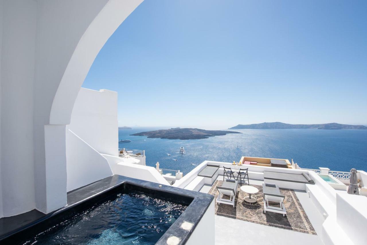 Nk Cave House Villa Fira  Esterno foto